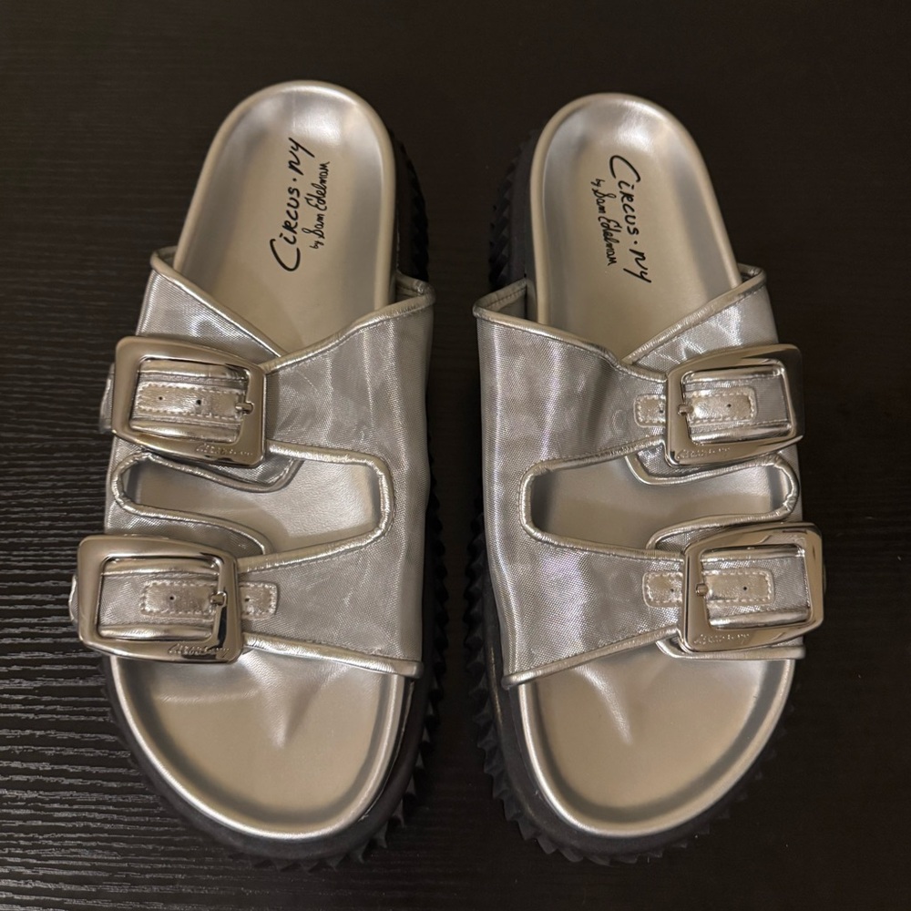 Circus NY by Sam Edelman Cris mesh double buckle sandals - Picture 3 of 6